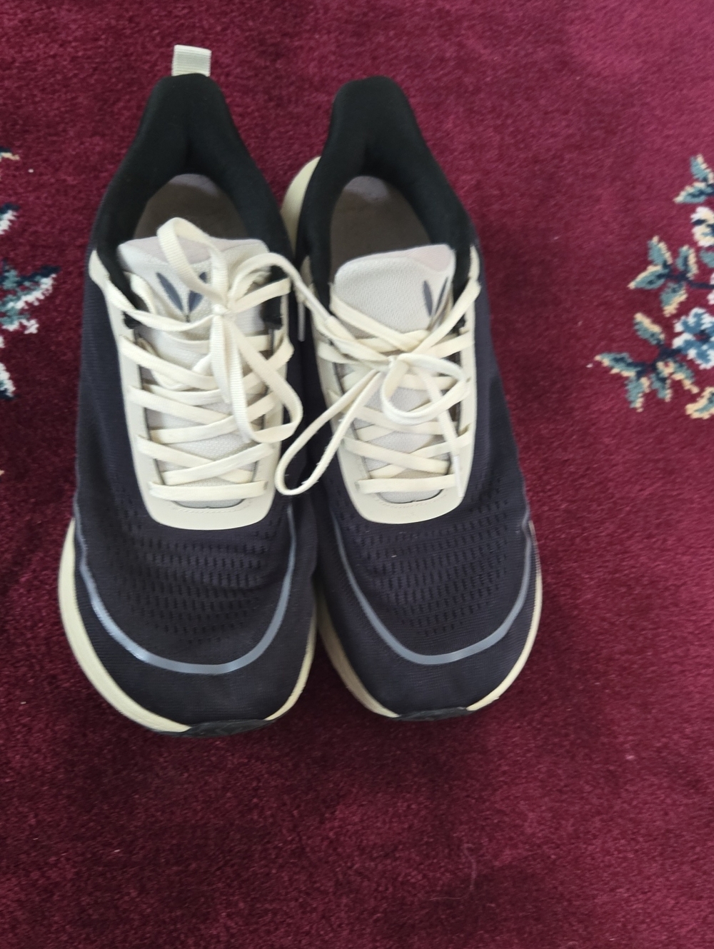 Veloci Ascent Mens Size 12 Black White Athletic Running Walking Shoes Sneakers
